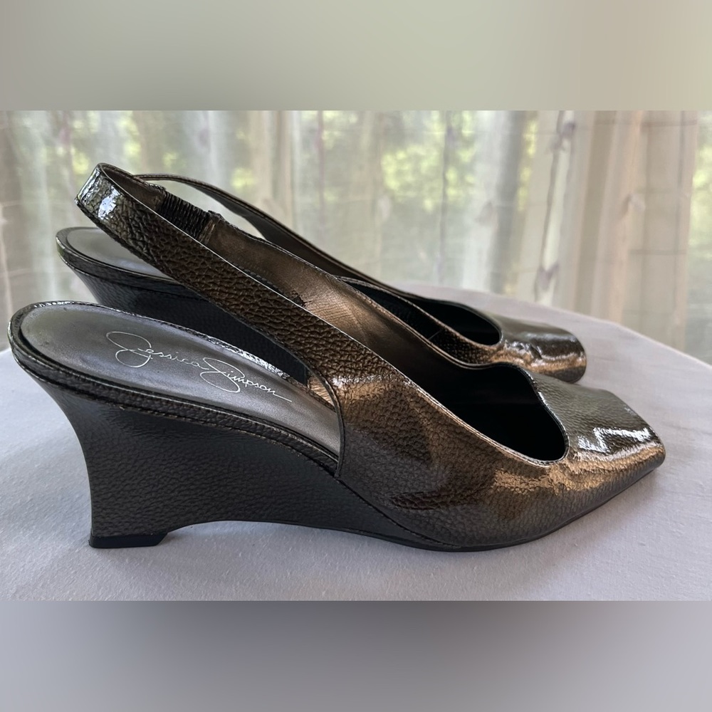 Jessica Simpson Slingback Pumps, Peep Toe, Size 9B